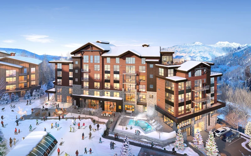 Argent at Empire Pass at the base of the Silver Strike Express, a ski-in ski-out residence at Deer Valley, Utah
