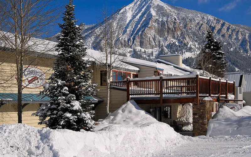 Cristiana Guesthaus on Maroon Avenue in the historic town, a shuttle ride from the ski-in ski-out lodging at Crested Butte, Colorado