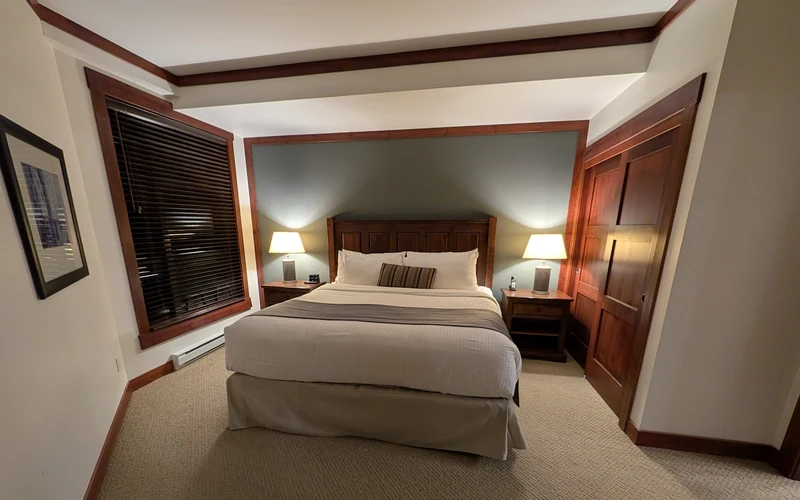 First Tracks Lodge at the Creekside Gondola base, a ski-in ski-out hotel in Whistler, British Columbia