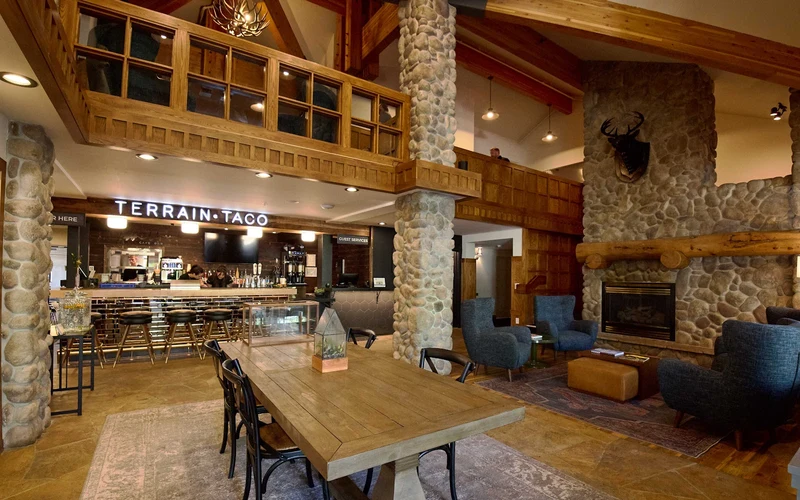 Gravity Haus Big Sky in the Meadow Village, Montana, a drive from the ski-in ski-out hotels at Mountain Village