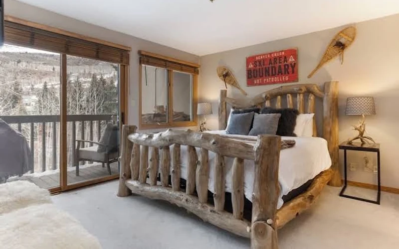 Mountain Modern condo at Creekside Park, ski-in ski-out lodging in Beaver Creek Village, Colorado
