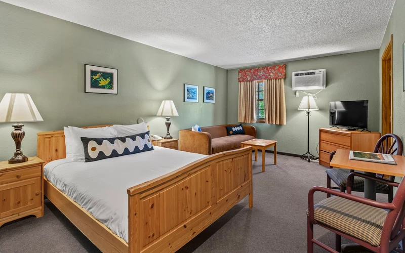 The Old Town Inn on Sixth Street at the edge of the historic town, four miles from the ski-in ski-out lodging at Crested Butte, Colorado