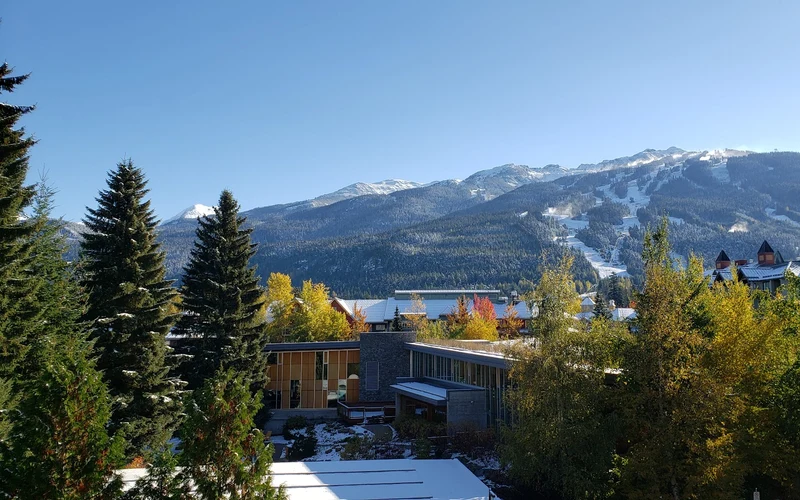 Pinnacle Hotel Whistler in Village North, about ten minutes from the gondolas in Whistler