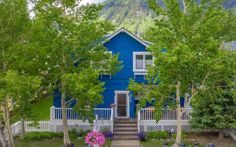 Purple Mountain Bed and Breakfast on Gothic Avenue in the historic town, three miles from the ski-in ski-out lodging at Crested Butte, Colorado