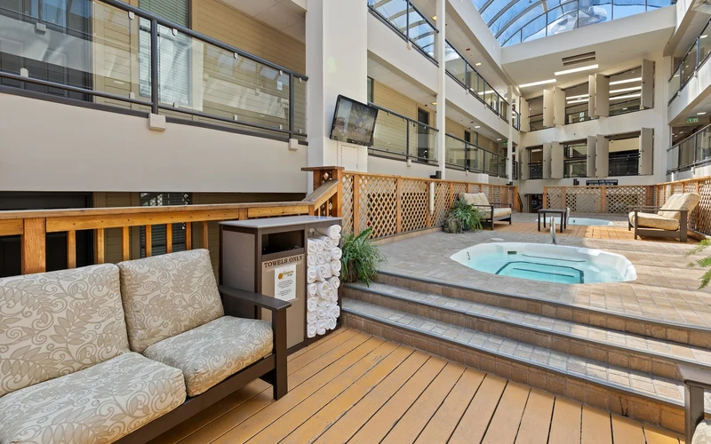 The Christie Lodge in Avon, three miles below the ski-in ski-out hotels of Beaver Creek, Colorado