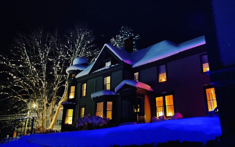 The Elizabeth Inn on Main Street in Bethel, Maine, about six miles from the ski-in ski-out lodging at Sunday River