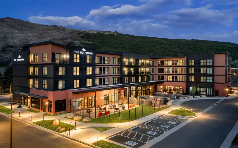 The Hoffmann Hotel in Basalt, a down-valley base 18 miles from the ski-in ski-out hotels of Aspen Snowmass, Colorado