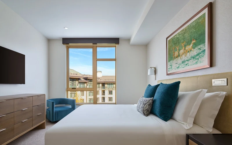 Viceroy Snowmass on Assay Hill in Snowmass Base Village, a ski-in ski-out hotel at Aspen Snowmass, Colorado